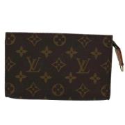 Louis Vuitton Vintage Pre-owned Canvas kuvertvskor Brown, Dam