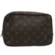 Louis Vuitton Vintage Pre-owned Canvas kuvertvskor Brown, Dam