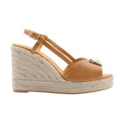 Maypol Elegant Wedge Espadrilloskor Brown, Dam