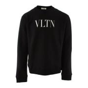 Valentino Svart VLTN-tröja för män Black, Herr