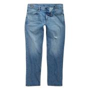 G-star Stretch Denim Straight Jeans Blue, Herr