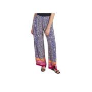 Tinsels Wide Trousers Multicolor, Dam