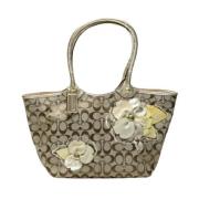 Coach Pre-owned Pre-owned Canvas totevskor Beige, Dam