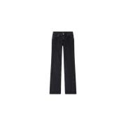 A.p.c. Flare Jeans i Tvättad Svart Black, Dam