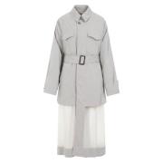 Maison Margiela Stilig Jacka Gray, Dam