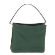 Prada Vintage Pre-owned Tyg prada-vskor Green, Dam