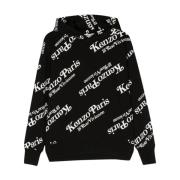 Kenzo Verdy Oversize Hoodie i Svart Black, Herr