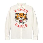 Kenzo Oversize skjorta Beige, Herr