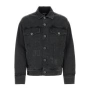 Balmain Denim Jacka Black, Herr