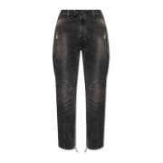 Balmain Jeans med logotyp Gray, Herr