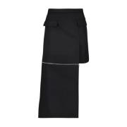Alexander McQueen Delad kjol Black, Dam