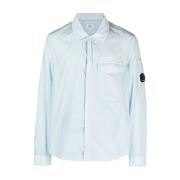 C.p. Company Chrome-R Fickskjorta i Sky Färg Blue, Herr