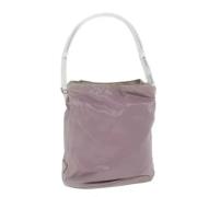 Prada Vintage Pre-owned Tyg prada-vskor Purple, Dam