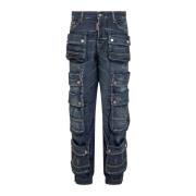 Dsquared2 Straight Jeans Blue, Dam