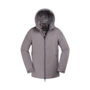 Moorer Acqua Line Parka med gåsdunspadding Gray, Herr