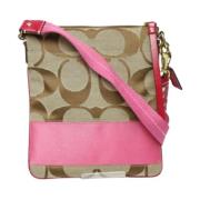 Coach Pre-owned Pre-owned Laeder axelremsvskor Pink, Dam