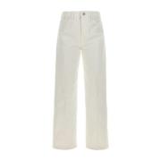 Emporio Armani Vita Denim J33 Jeans White, Dam