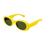 Gucci Gula Orange Solglasögon för Kvinnor Yellow, Dam