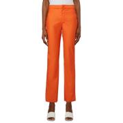 Maisie Wilen Modernt Straight Leg Byxor Orange, Dam