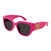 Balenciaga Bb0323Sk 005 Sunglasses Pink, Dam