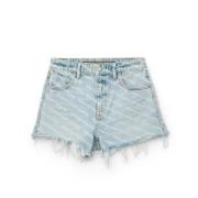 Alexander Wang Denim Shorts Blue, Dam