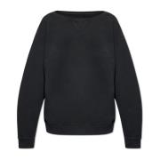 Maison Margiela Tryckt sweatshirt Black, Herr