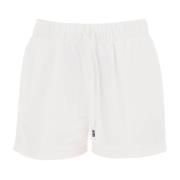 Autry Sweatshorts med broderad logotyp White, Dam