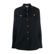Givenchy Bomullsskjorta med långa ärmar Blue, Dam