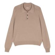 Bode Havremjöl Cashmere Polo Brown, Herr