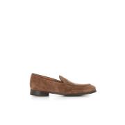 Alberto Fasciani Beige Mocka Loafers med Nitar Beige, Dam