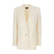 Theory Relax SB Jkt.Admiral - Snygg Blazer för Kvinnor White, Dam