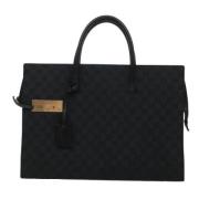 Gucci Vintage Pre-owned Canvas gucci-vskor Black, Dam