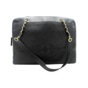 Chanel Vintage Pre-owned Laeder chanel-vskor Black, Dam