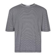 Lardini Bomull T-Shirt, Korta ärmar, Rundhals Gray, Herr