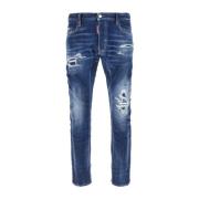 Dsquared2 Stiliga Jeans för Män och Kvinnor Blue, Herr