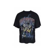 Dsquared2 Rock Skull Grafisk T-shirt Black, Herr
