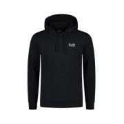 Emporio Armani EA7 Core Identity Hoodie Herr, Mörkblå Blue, Herr