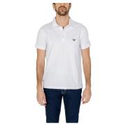 Emporio Armani Herr kortärmad polo - Vår/sommar kollektion White, Herr