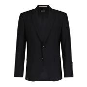 Hugo Boss Slim Fit Ulljacka Black, Herr