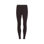 Tommy Hilfiger Stiliga Mini Corporate Leggings Black, Dam