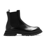 Alexander McQueen Läder Chelsea boots Black, Dam