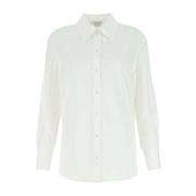 Alexander McQueen Vit poplin skjorta White, Dam