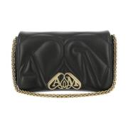 Alexander McQueen Exploded Seal Crossbody Väska Black, Dam