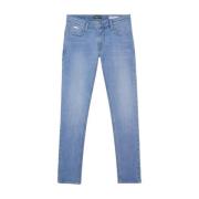 Antony Morato Svart Slim Fit Denim Jeans Blue, Herr