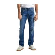 Pepe Jeans Klassiska Straight Denim Jeans Blue, Herr