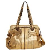 Chloé Pre-owned Pre-owned Laeder handvskor Beige, Dam