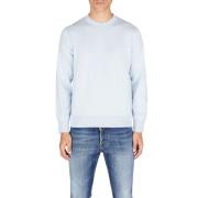 Dsquared2 Crew-Neck Jersey med Långa ärmar Blue, Herr