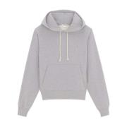 Saint Laurent Cassandre Hoodie - Chine/Gris Chine Gray, Dam