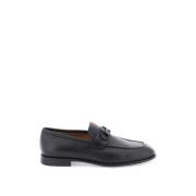 Salvatore Ferragamo Gancini Läderloafers Black, Herr