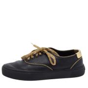 Yves Saint Laurent Vintage Pre-owned Laeder sneakers Black, Dam